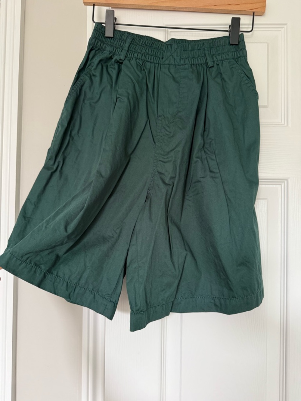 Zara Men's Dark Green Athletic Shorts